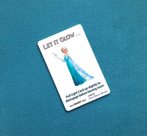 Frozen's Queen Elsa "Let it Glow" Disney Cruise Light Card®