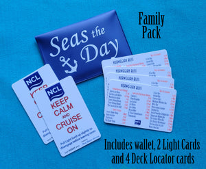 Norwegian Cruise Line NCL Light Card®  and Deck Locator Gift Sets