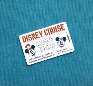 Stencil Steamboat Willie & Sailor Minnie Faces - Disney Cruise Light Card®