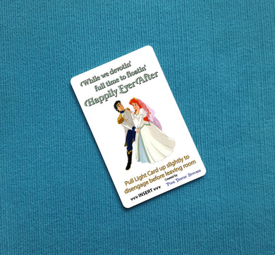 Disney Cruise Light Card® - Wedding - Ariel & Eric - Happily Ever After