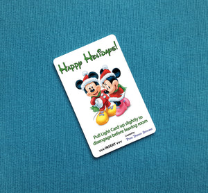 Disney Cruise Light Card® - Happy Holidays - Christmas - Merrytime