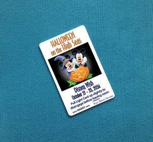 Halloween on the High Seas Mickey & Minnie Disney Cruise Light Card®