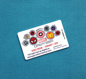MARVEL Day at Sea DCL Disney Cruise Light Card®