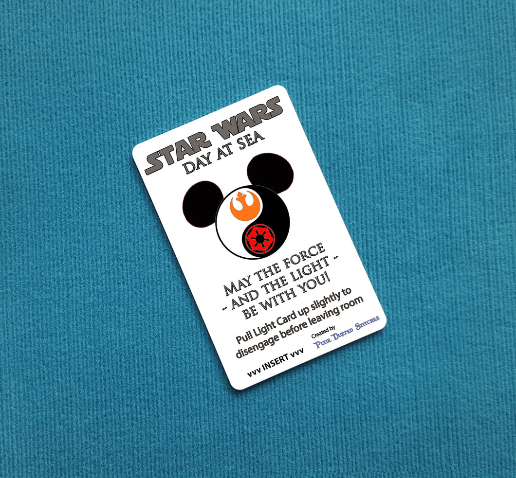 Star Wars Yin/Yang Mickey Disney Cruise Light Card®