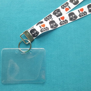 Lanyard - I Love Star Wars - Darth Vader – Pixie Dusted Stitches